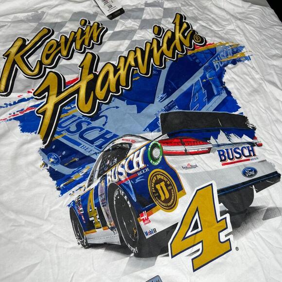 Kevin Harvick #4 Busch Beer NASCAR Stewart-Haas Racing T-Shirt 3XL NWT - Picture 4 of 9